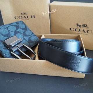 เข็มขัด COACH ซื้อ1ฟรี1 กระเป๋าสตางค์COACH งานชนช็อป 💥พร้อมกล่องและถุง💥