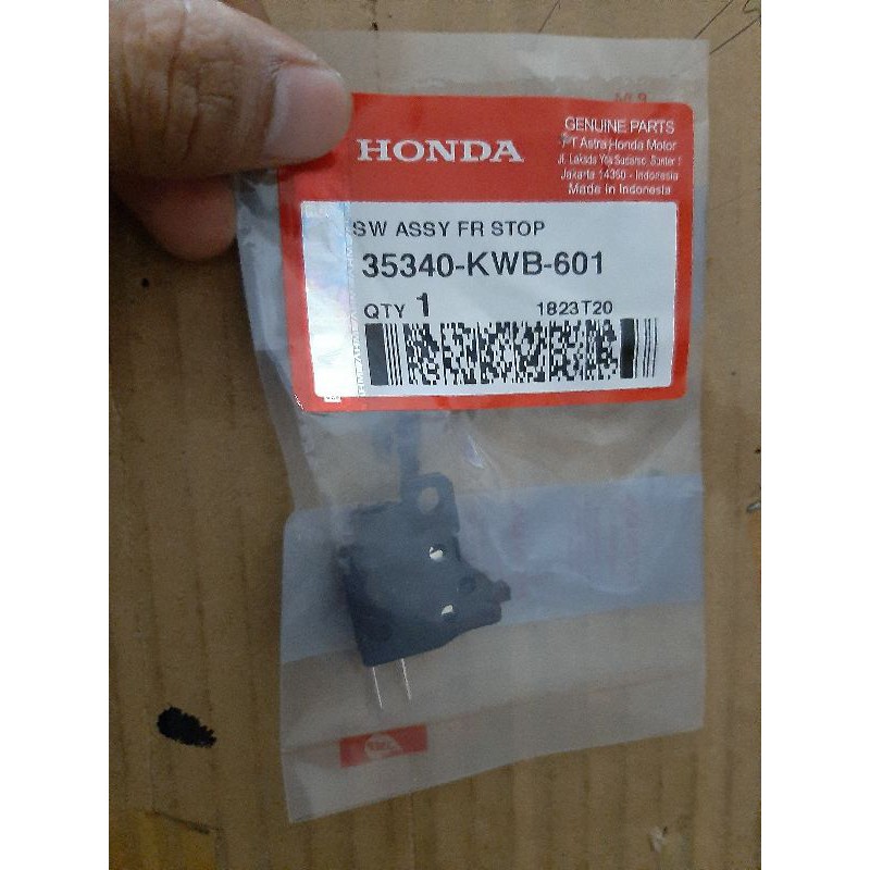 35340-kwb-601 สวิตช์ดิสก์เบรกหน้าทุกประเภท honda bebek matic sport