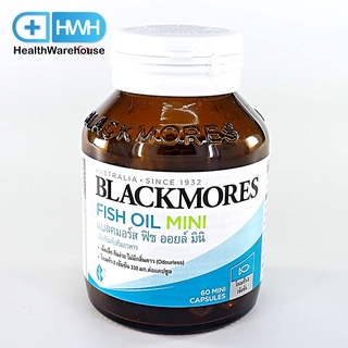 Blackmores Fish Oil Mini (60 แคบซูล) แบลคมอร์ส ฟิช ออยล์ มินิ (60 แคบซูล)