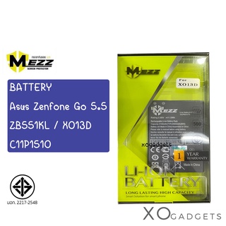 Mezz แบตเตอร์รี่ Asus Zenfone Go 5.5 / ZB551KL / X013D / C11P1510 / 1ICP6/51/73 มีมอก. รับประกัน1ปี