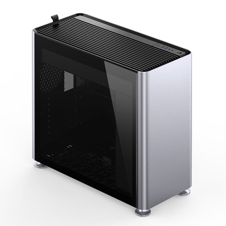 JonsPlus i 400 Silver Tempered glass version Min-Tower E-ATX Case