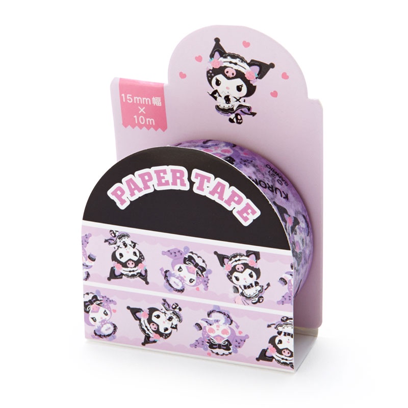 เทปกาว Masking Tape 15 mm x 10 m ลาย Kuromi ku / Kuromi