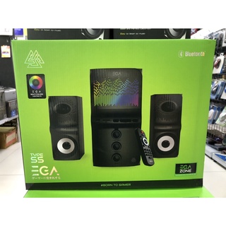 EGA TYPE S5 SPEAKER EXTRA BASS LOUD ลำโพง S5 มาใหม่ล่าสุด 2.1 มีซัพ มีรีโมท ประกัน 2 ปีเต็ม ออกใบกำกับภาษีได้