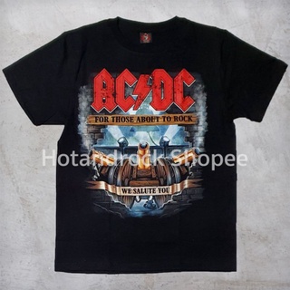 เสื้อยืดวงสีดำ AC DC TDM 1777 Hotandrock