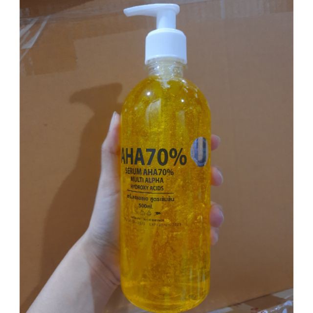 เซรั่ม AHA  สูตรเข้มข้น  ขวดรุ่นใหม่เหลือง500ml - รูปที่ 5