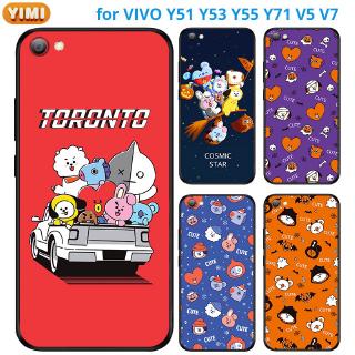 เคส VIVO Y27 Y78 y36 Y35 Y22 Y22s Y31 Y51 Y53S Y76 Y77 Y91C Y1S Y52 Y72 Pro 4G 5G V2247 V2249 1820 V2271A มือถือแบบนิ่มเคสโทรศัพท์มือถือสําหรับ