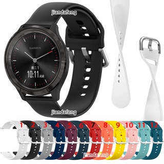 สายนาฬิกาข้อมือซิลิโคน สไตล์สปอร์ต สําหรับ Garmin Vivomove 3 sport