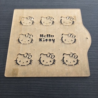 Hello Kitty Stencil (square 6”)