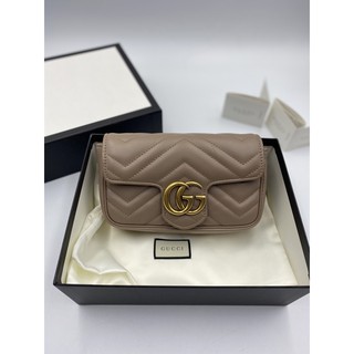 Used like newwww gucci marmont super mini beige y.2020