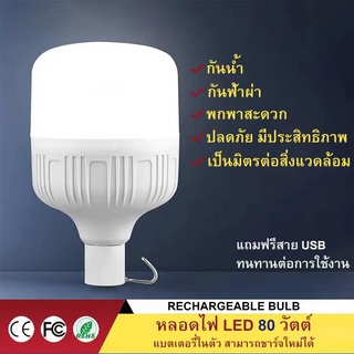 ไฟฉุกเฉิน LED แบบชาร์จได้เหมาะสำหรับการใช้ในตลาด กันน้ำไฟกลางแจ้ง (ไฟ LED ขนาดใหญ่) 50W-80W