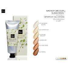 Imin NANO body care color & sunsceen SPF30 PA+++ นาโนครีม ทาตัว