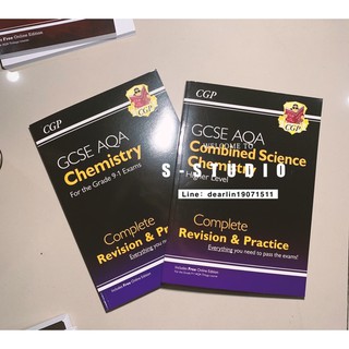 GCSE Chemistry AQA Complete Revision 2books Grade 9-1 IGCSE international school IB