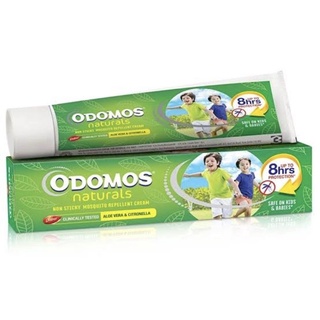 Dabur Odomos  Naturals สีเขียวแพ็คเก็จใหม่ ครีมทากันยุงออร์แกนิค ครีมทากันยุงเด็ก จากอินเดีย ขนาด 50 กรัม