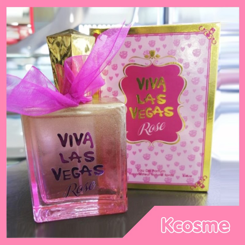 [ใส่GRAD88ลดเพิ่ม40%]
น้ำหอมนำเข้า Viva Las Vegas  Rosé Edp 100ml. หอมกลิ่นวนิลา หวานจ้าาา