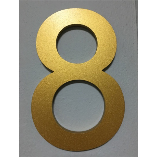 ️💚เลข 8 เร่งทรัพย์สีทอง สูง 8 นิ้ว ️ ️ | Shopee Thailand