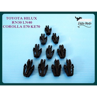 TOYOTA HILUX RN30 LN40 COROLLA E70 KE70 for LOCKING CLIP MASK LOCKING CLIP (10 PCS.)  / กิ๊บล็อค กิ๊บล็อคหน้ากาก สีดำ