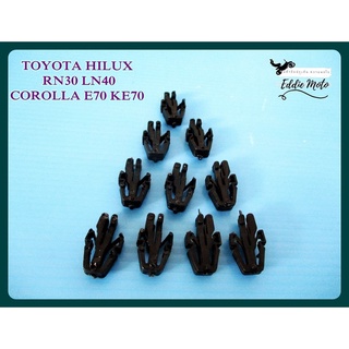 TOYOTA HILUX RN30 LN40 COROLLA E70 KE70 for LOCKING CLIP MASK LOCKING CLIP (10 PCS.)  / กิ๊บล็อค กิ๊บล็อคหน้ากาก สีดำ