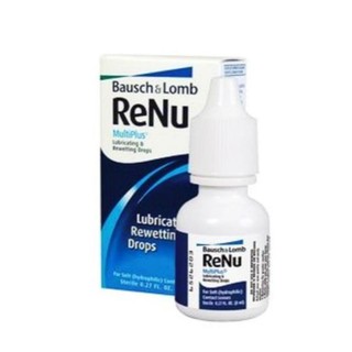 Renu MultiPlus 8 ml น้ำตาเทียม เรนู รีนิว มัลติพลัส 8 มล ใช้ได้กับผู้ที่ใส่ คอนแทคเลนส์