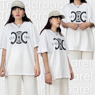 เสื้อยืด Oversize สกรีนน่ารัก code:2639ขาว