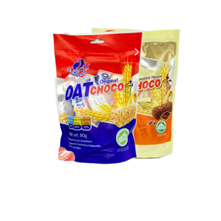 Oat Choco ขนมข้าวโอ๊ตอัดแท่ง ห่อเล็ก มี 4 รสชาติ ปริมาณ 80 กรัม เหมาะกับคนที่รักสุขภาพ อร่อย ครบรส