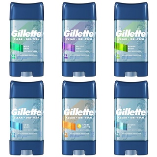 Gillette® Clear Gel Clear Antiperspirant &amp; Deodorant 107g ยิลเลตต์ เจลใส ระงับเหงื่อ-กลิ่นกาย
