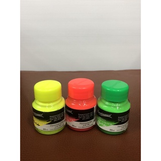 Acrylic Fluo Colour สีสะท้อนแสงอะคริลิคเรนาซองซ์ 20ml