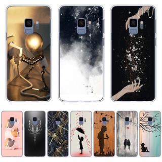 เคสโทรศัพท์มือถือ ซิลิโคนนิ่ม กันกระแทก พิมพ์ลายธีม A40 สําหรับ Samsung Galaxy a6 a8 2018 a8 2018 plus j6 2018 s9