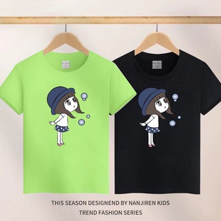 K-2033-SHORT เสื้อยืดแขนสั้น คอกลมเด็ก ผ้านนิ่มใส่สบาย ลายน่ารักใส่ได้ทั้งหญิงและชาย **ปลีก-ส่ง