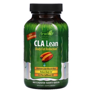 Irwin Naturals C.L.A. Lean Body Fat Reduction 80 Liquid Soft-Gels