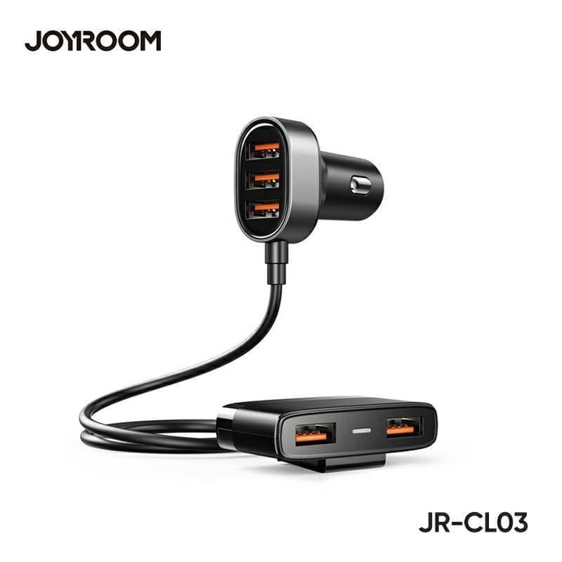 Joyroom JR-CL03 Car Charger 5 USB 6.2A. !! ที่ชาร์จในรถยนต์ 5 ช่อง usb (3+2) 6.2A Max