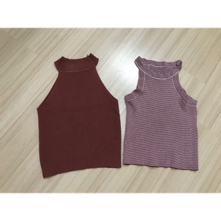 เสื้อกล้ามไหมพรมตัวละ  80 บาท