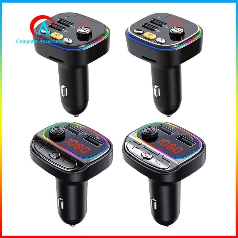 Car Charger MP3 Player Bluetooth FM Transmitter Dual USB Charging
