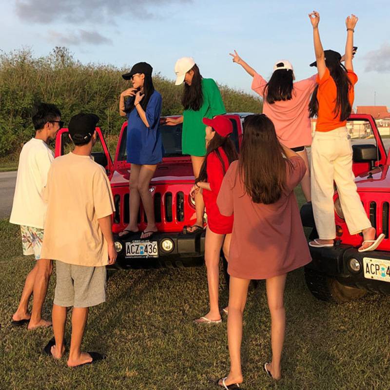 👕เสื้อยืด [แขนสั้น]👕chase new design คอกลม สีพื้น Cotton100%🎉🎉