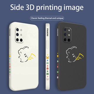 เคสเมาส์พิมพ์ด้านข้าง For Oneplus 8t 9 9pro 9r pro Liquid Silicone cover เคสมือถือ