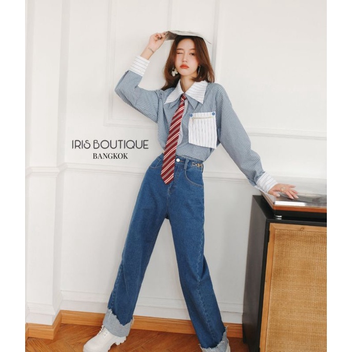 (IRIS BOUTIQUE) Long Leg Jeans