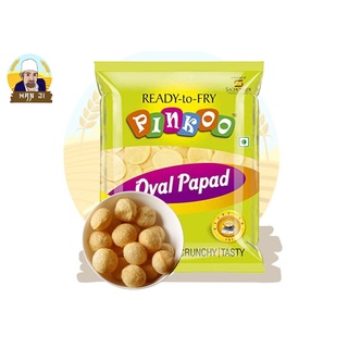 Pinkoo Oval Papad Pani Puri 1KG แผ่นทอดปานิปุริ 1กก