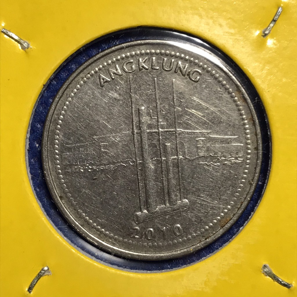 เหรียญเก่า14828 ปี2010 อินโดนีเซีย 1,000 RUPIAH เหรียญหายาก เหรียญสะสม เหรียญต่างประเทศ