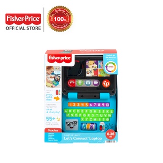 Fisher Price Laugh &amp; Learn Lets Connect Laptop ฟิชเชอร์ไพรซ์ แล็ปท็อปสอนภาษา (HCF33 CH)