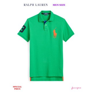 RALPH LAUREN CUSTOM SLIM FIT MESH POLO (MEN SIZE)