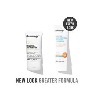 [สูตรใหม่] Charcoalogy เจลกันแดดถ่านไม้ไผ่คุมมัน ลดการเกิดสิว Sunscreen SPF50 PA+++