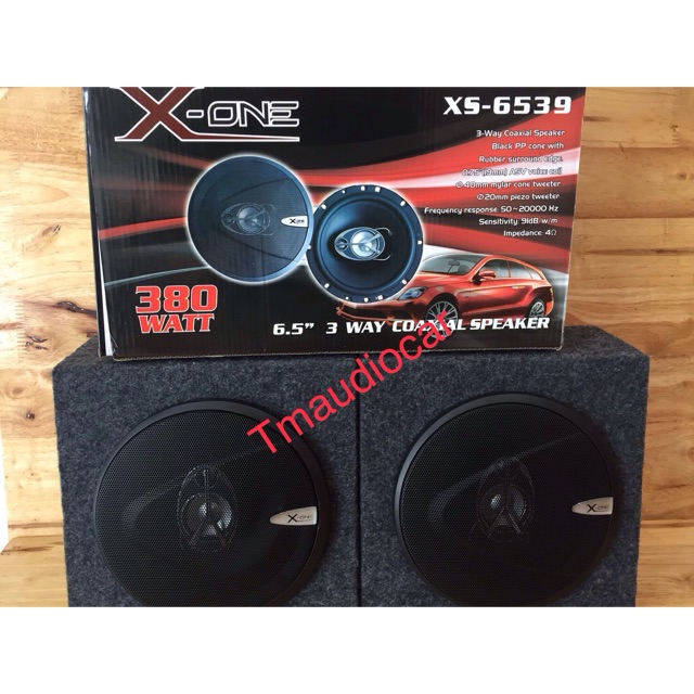 ตู้ลำโพง + ลำโพง6.5" X-ONE 1คู่