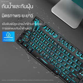 คีย์บอร์ดแมคคานิคอล คีย์บอร์ด คีย์บอร์ดเกมมิ่งGaming Keyboard☒☑คยบอร์ดเกมมิ่ง คีบอร์ด  Wrangler คอมพิวเตอร์ตั้งโต๊ะแบบม