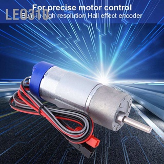 Leo310 มอเตอร์เอ็นโค้ดเดอร์แปรงถ่าน 12V Dc 100Rpm สําหรับหุ่นยนต์ Tetrixrobotics Pitsco