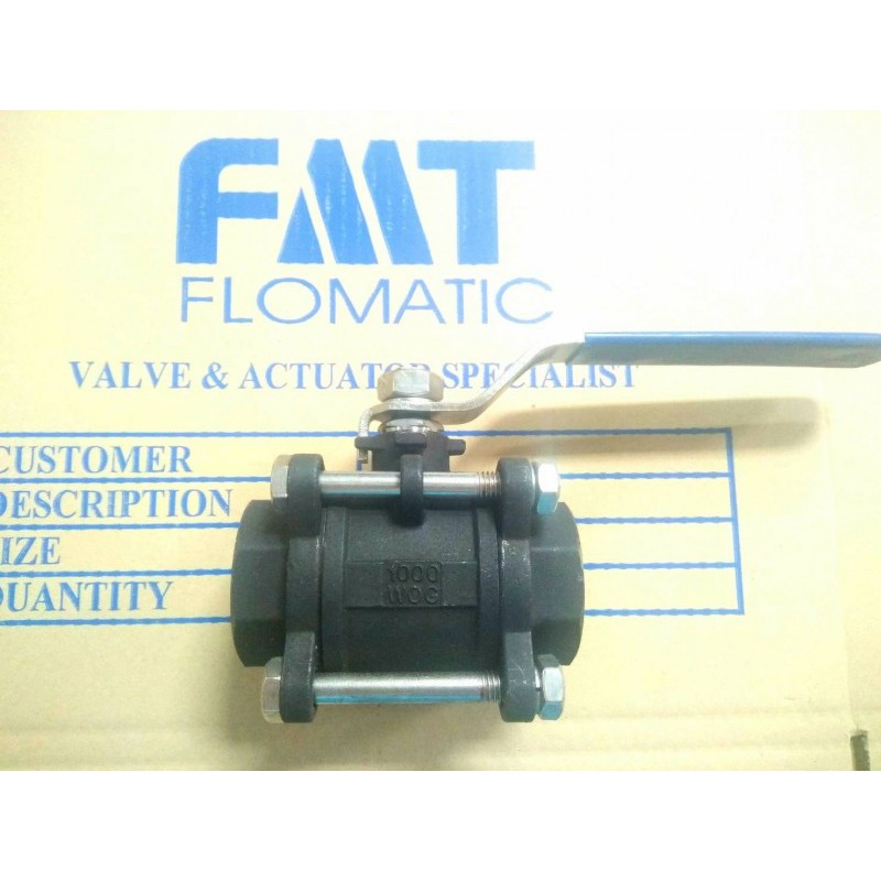 FMT Ball valve Cast steel Screwed 1''