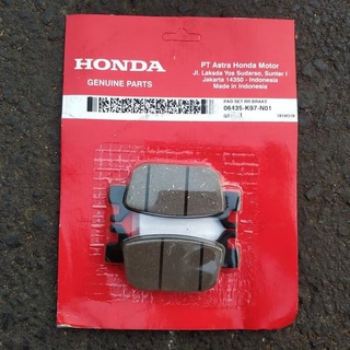 ผ้าเบรคหลัง PCX160 ABS / ADV150 / CLICK160 ABS  ผ้าเบรคแท้ อะไหล่แท้ เบิกศูนย์ HONDA