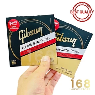 ครบชุด 🌈 Gibson สายเคลือบ Coated สายกีต้าร์โปร่ง และ สายกีต้าร์โปร่งไฟฟ้า เบอร์ 10 และ เบอร์ 11