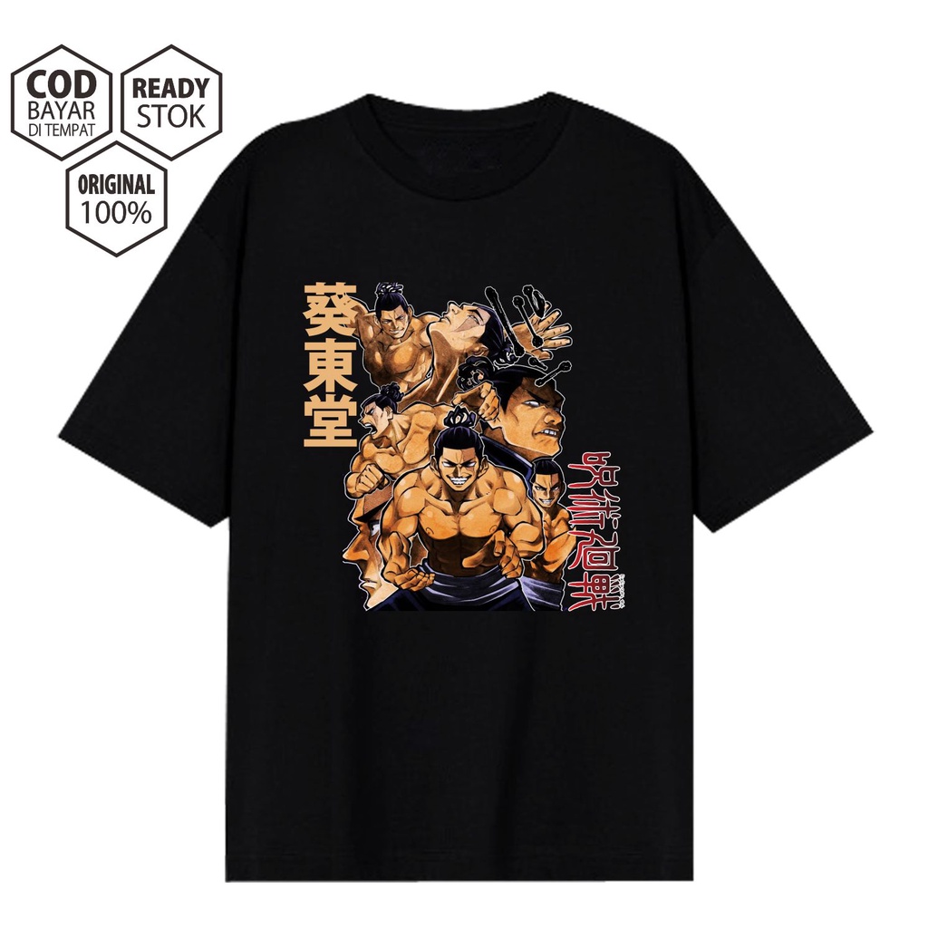 Baju AOI ผู้ชาย TODO JUJUTSU KAISEN 013 KAOS PREMIUM ANIME JAPAN MANGA WIBU BAJU ANIME JAPANESE KAOS