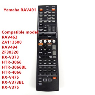 Yamaha รีโมตคอนโทรล RAV491 Smart tv RAV463 ZA113500 รีโมตคอนโทรลรับสัญญาณวิทยุ AV Rav494 ZF30320 RX-V373 HTR-3066 HTR-3066BL HTR-4066 RX-V475 RX-V373BL