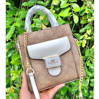 COACH MINI PEPPER CROSSBODY IN SIGNATURE