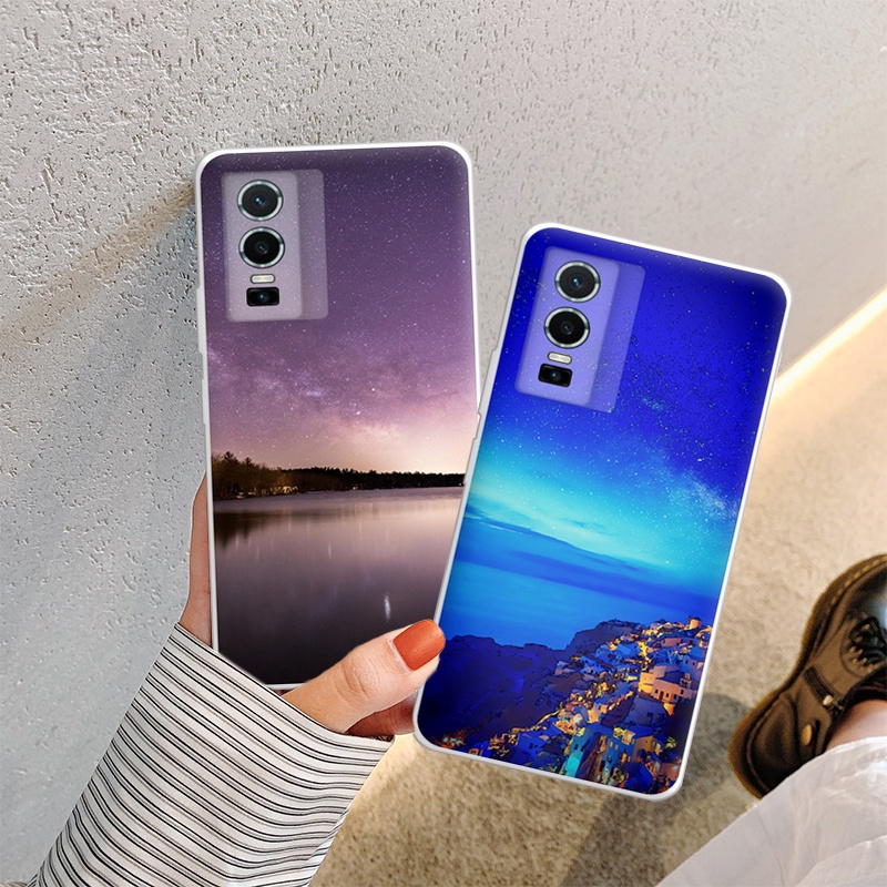 เคส VIVO Y76 5G รูปแบบสร้างสรรค์ซิลิโคนกันกระแทกเต็ม VIVO Y76 5G เคสโทรศัพท์